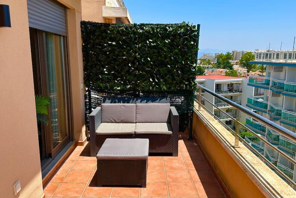 شقة Atico Puerto Marina 2 Hab Con Piscina, 500M De La Plata توريمولينوس المظهر الخارجي الصورة